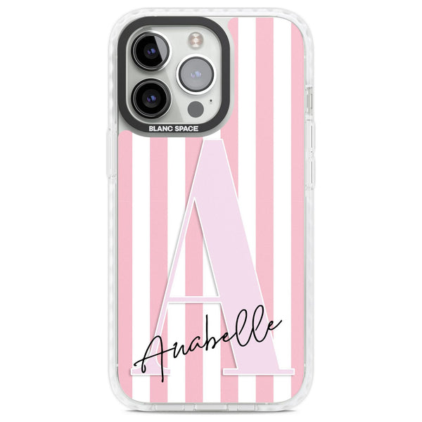 Personalised Soft Pink Stripes