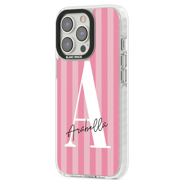 Personalised Pink on Pink Stripes Custom Phone Case iPhone 15 Pro Max / Black Impact Case,iPhone 15 Plus / Black Impact Case,iPhone 15 Pro / Black Impact Case,iPhone 15 / Black Impact Case,iPhone 15 Pro Max / Impact Case,iPhone 15 Plus / Impact Case,iPhone 15 Pro / Impact Case,iPhone 15 / Impact Case,iPhone 15 Pro Max / Magsafe Black Impact Case,iPhone 15 Plus / Magsafe Black Impact Case,iPhone 15 Pro / Magsafe Black Impact Case,iPhone 15 / Magsafe Black Impact Case,iPhone 14 Pro Max / Black Impact Case,iPh
