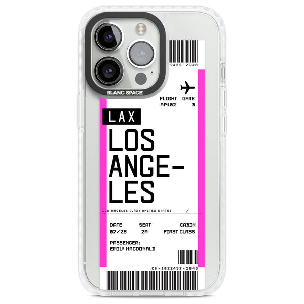 Personalised Los Angeles Boarding Pass