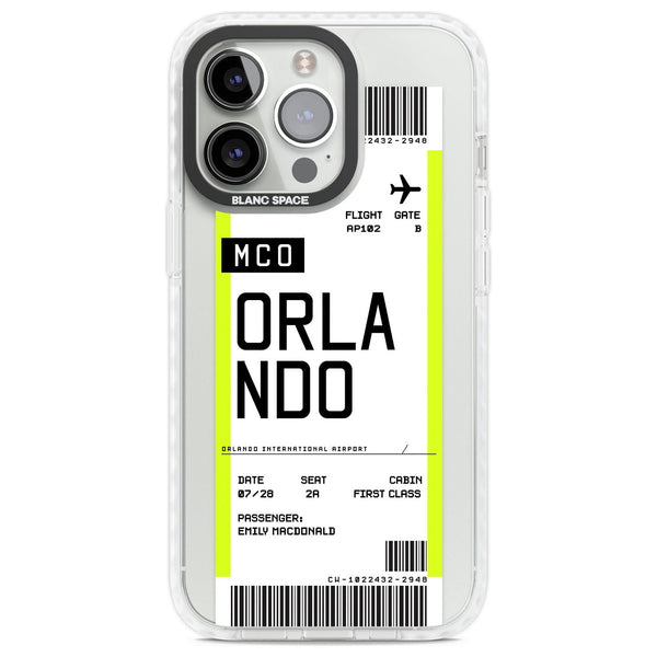 Personalised Orlando Boarding Pass