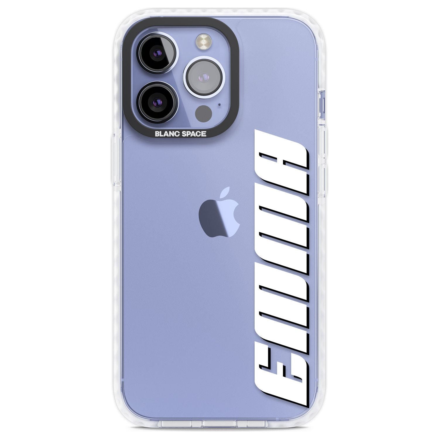 Personalised Clear Text  4B Custom Phone Case iPhone 13 Pro / Impact Case,iPhone 14 Pro / Impact Case,iPhone 15 Pro Max / Impact Case,iPhone 15 Pro / Impact Case Blanc Space