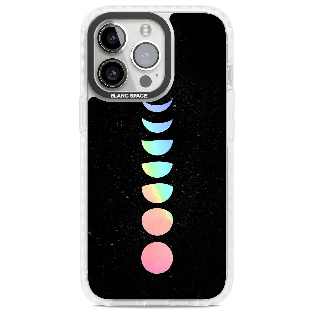 Pastel Moon Phases Phone Case iPhone 13 Pro / Impact Case,iPhone 14 Pro / Impact Case,iPhone 15 Pro Max / Impact Case,iPhone 15 Pro / Impact Case Blanc Space