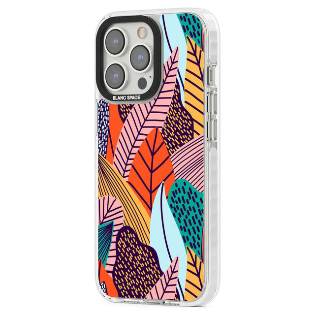 Abstract LeavesPhone Case for iPhone 14 Pro