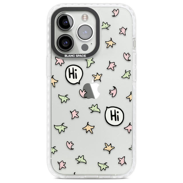 Heartstopper Leaves Pattern Phone Case iPhone 13 Pro / Impact Case,iPhone 14 Pro / Impact Case,iPhone 15 Pro Max / Impact Case,iPhone 15 Pro / Impact Case Blanc Space