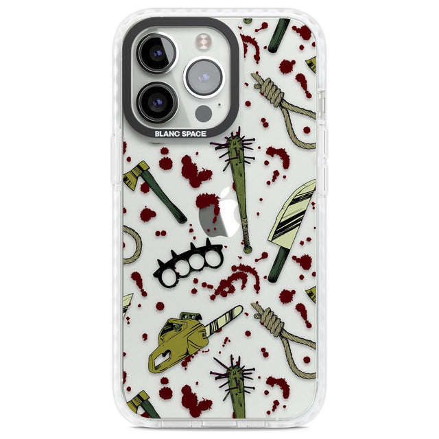 Movie Massacre Phone Case iPhone 13 Pro / Impact Case,iPhone 14 Pro / Impact Case,iPhone 15 Pro Max / Impact Case,iPhone 15 Pro / Impact Case Blanc Space