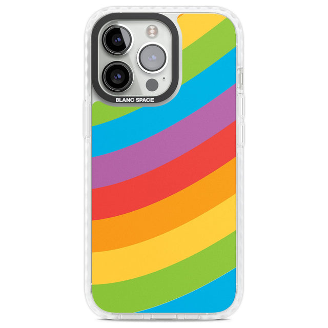 Lucky Rainbow Phone Case iPhone 13 Pro / Impact Case,iPhone 14 Pro / Impact Case,iPhone 15 Pro / Impact Case,iPhone 15 Pro Max / Impact Case Blanc Space