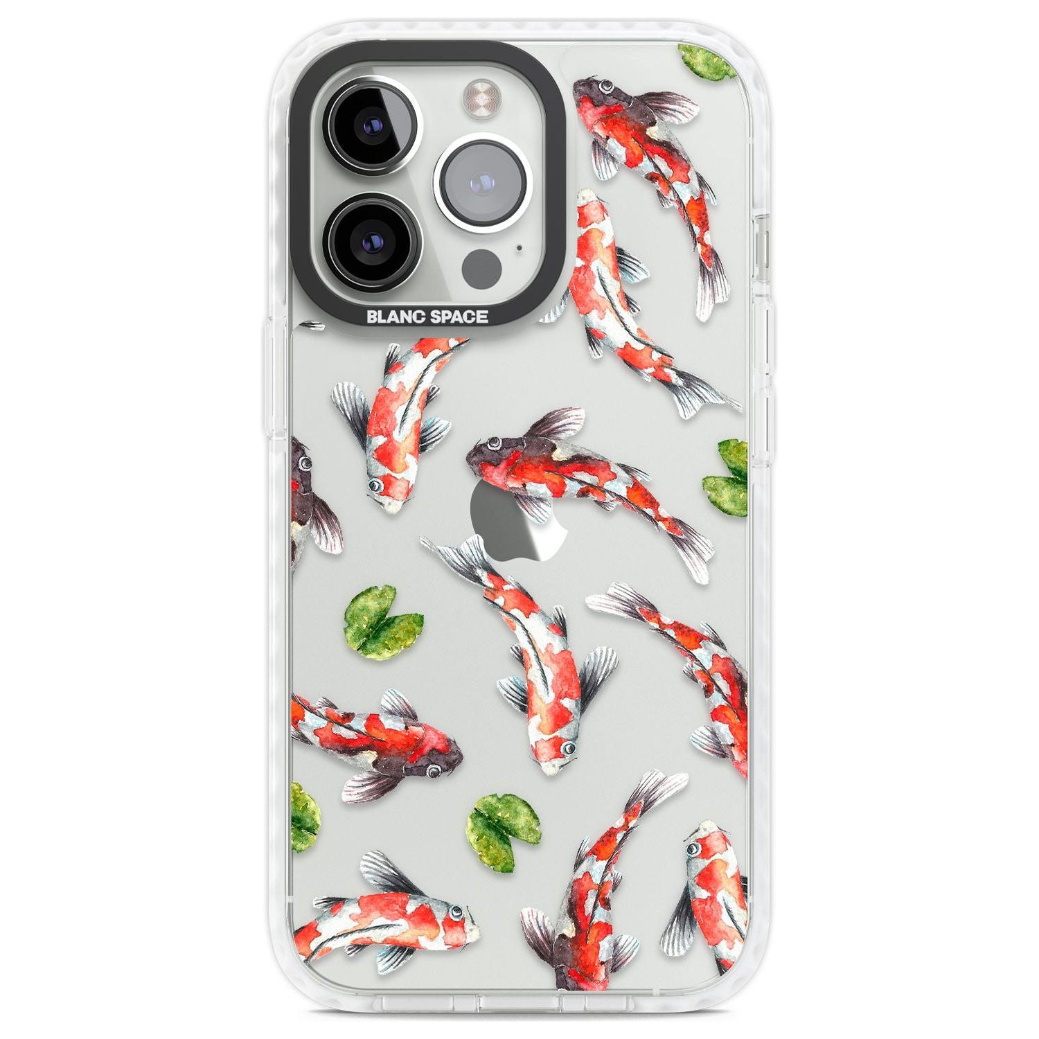 Koi Fish Japanese Watercolour Phone Case iPhone 13 Pro / Impact Case,iPhone 14 Pro / Impact Case,iPhone 15 Pro Max / Impact Case,iPhone 15 Pro / Impact Case Blanc Space