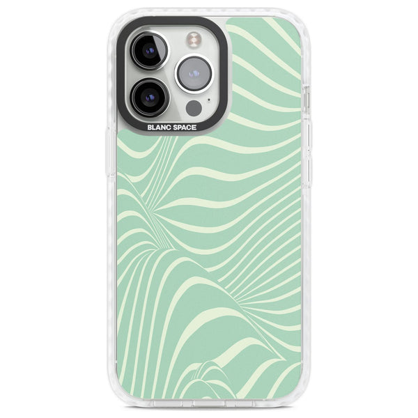 Mint Green Distorted Line