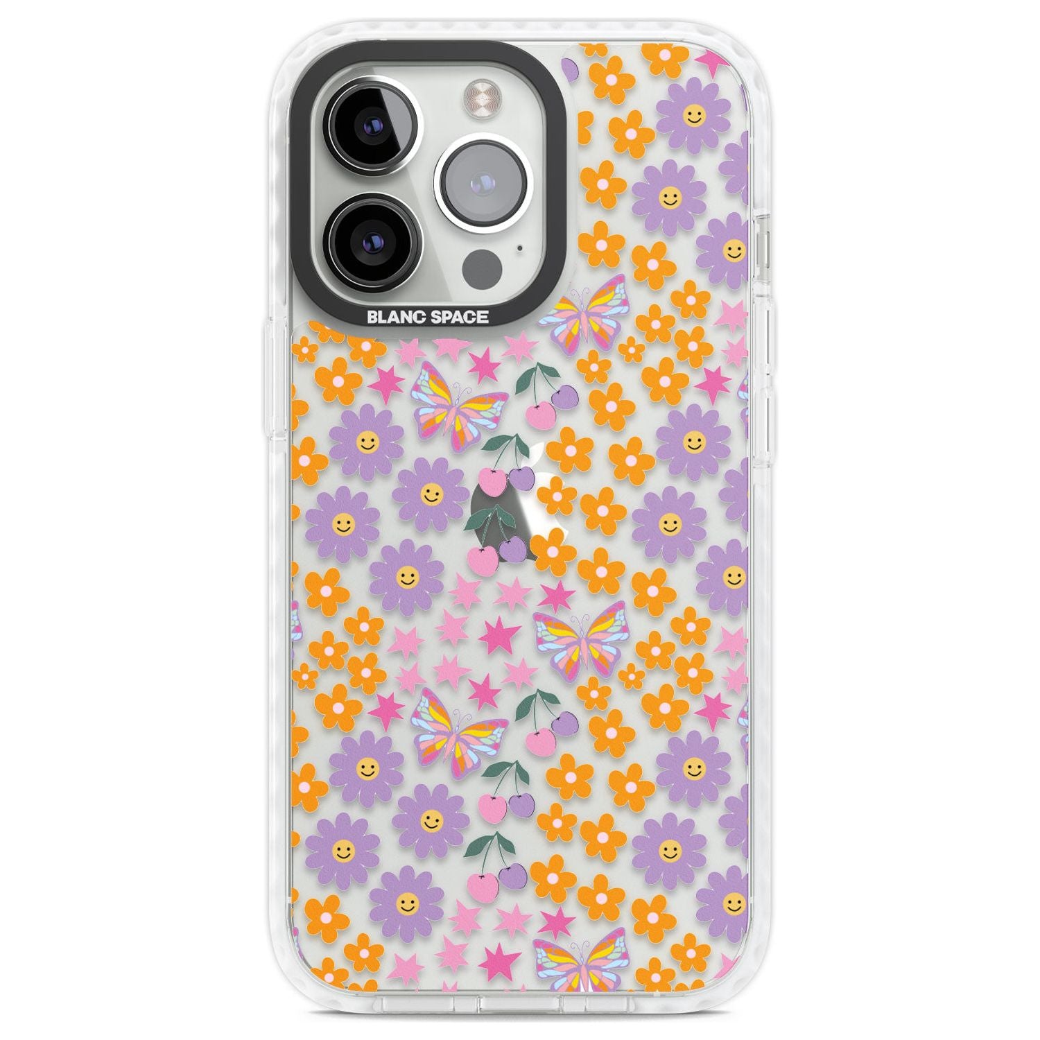 Botanical Bombardment Phone Case iPhone 13 Pro / Impact Case,iPhone 14 Pro / Impact Case,iPhone 15 Pro Max / Impact Case,iPhone 15 Pro / Impact Case Blanc Space