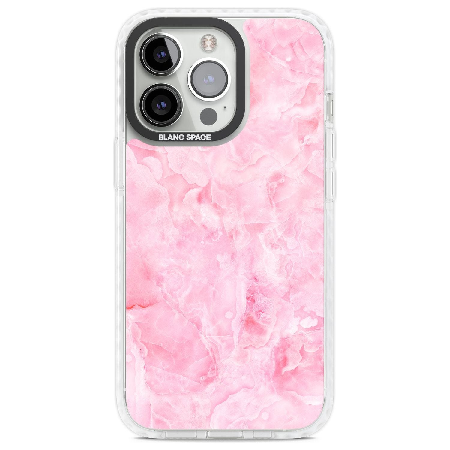 Bright Pink Onyx Marble Texture Phone Case iPhone 13 Pro / Impact Case,iPhone 14 Pro / Impact Case,iPhone 15 Pro Max / Impact Case,iPhone 15 Pro / Impact Case Blanc Space