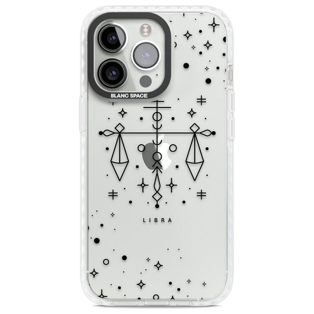 Libra Emblem - Transparent Design Phone Case iPhone 13 Pro / Impact Case,iPhone 14 Pro / Impact Case,iPhone 15 Pro Max / Impact Case,iPhone 15 Pro / Impact Case Blanc Space