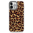 Gold Leopard Print Phone Case iPhone 13 Pro Max / Impact Case,iPhone 14 Pro Max / Impact Case Blanc Space