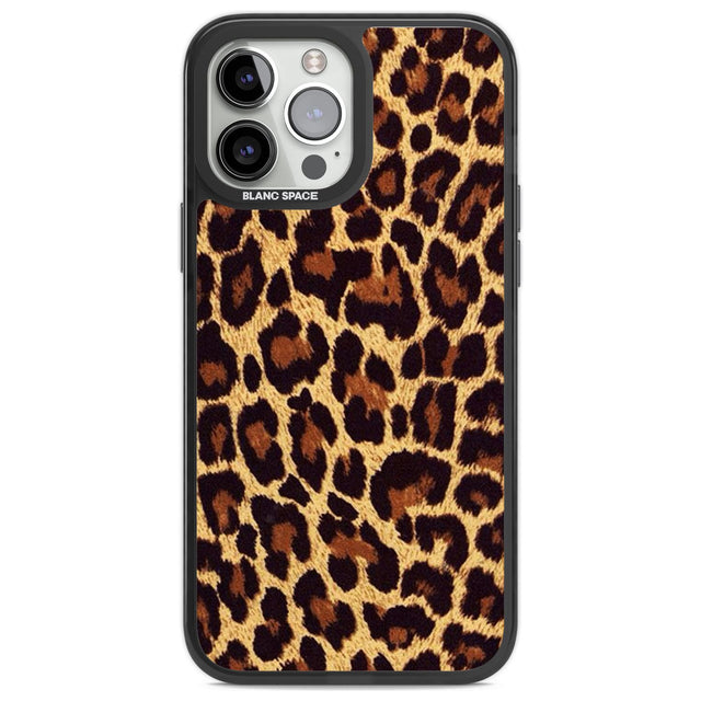 Gold Leopard Print Phone Case iPhone 14 Pro Max / Black Impact Case,iPhone 13 Pro Max / Black Impact Case Blanc Space