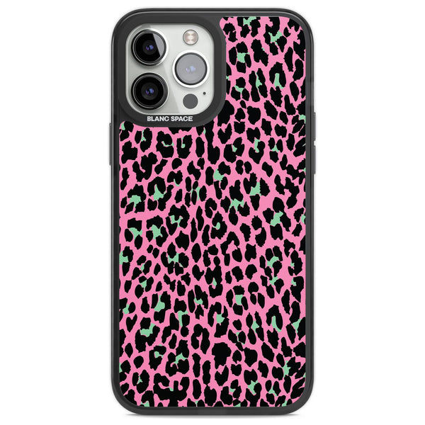 Pink & Green Leopard