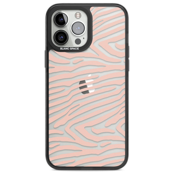 Horizontal Zebra Stripes Transparent Animal Print