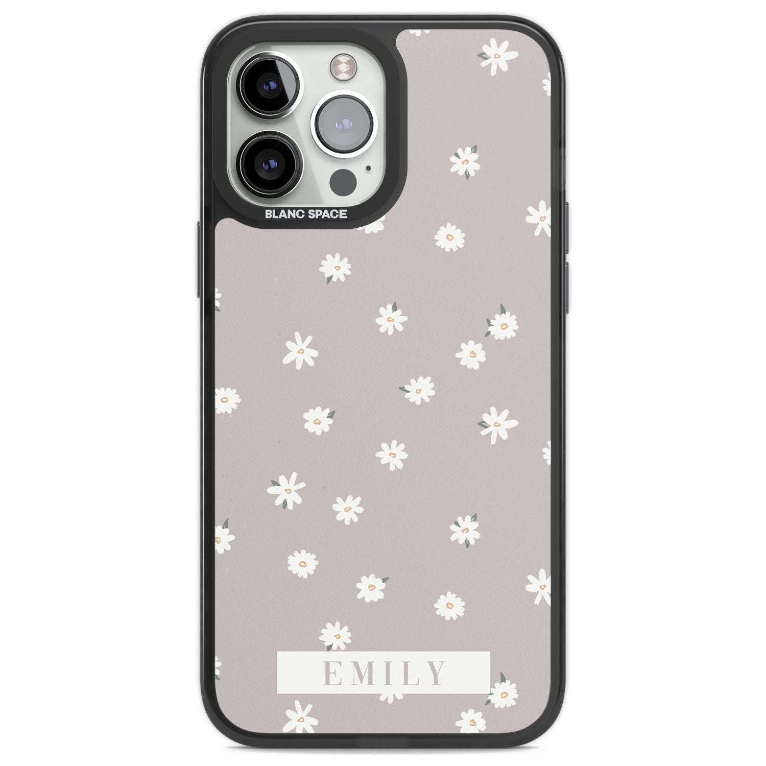 Personalised Dusty Rose Personalised Custom Phone Case iPhone 13 Pro Max / Black Impact Case,iPhone 14 Pro Max / Black Impact Case Blanc Space