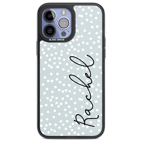 Personalised Vertical Cursive & Dots