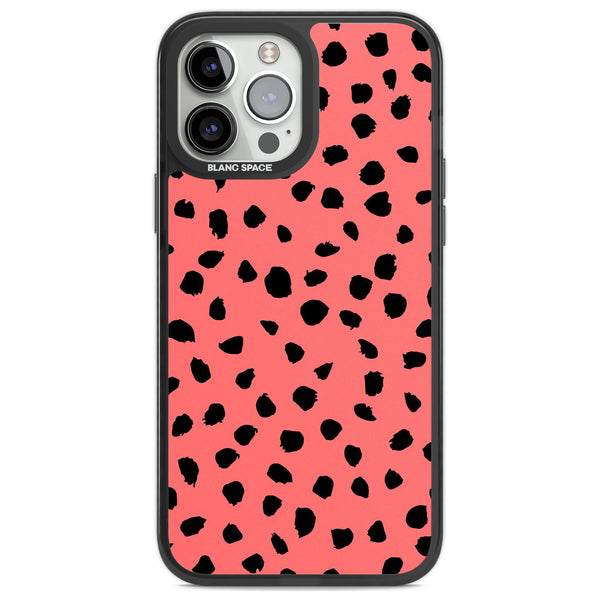 Black Dalmatian Spots On Coral