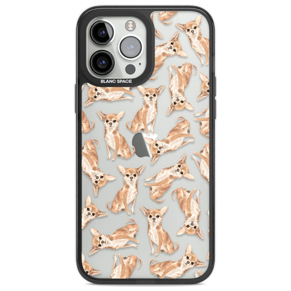Chihuahua Watercolour Dog Pattern
