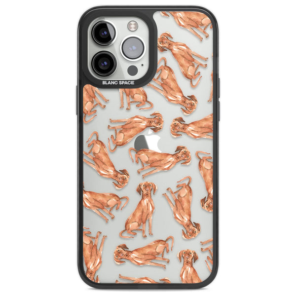 Hungarian Vizsla Watercolor Pattern