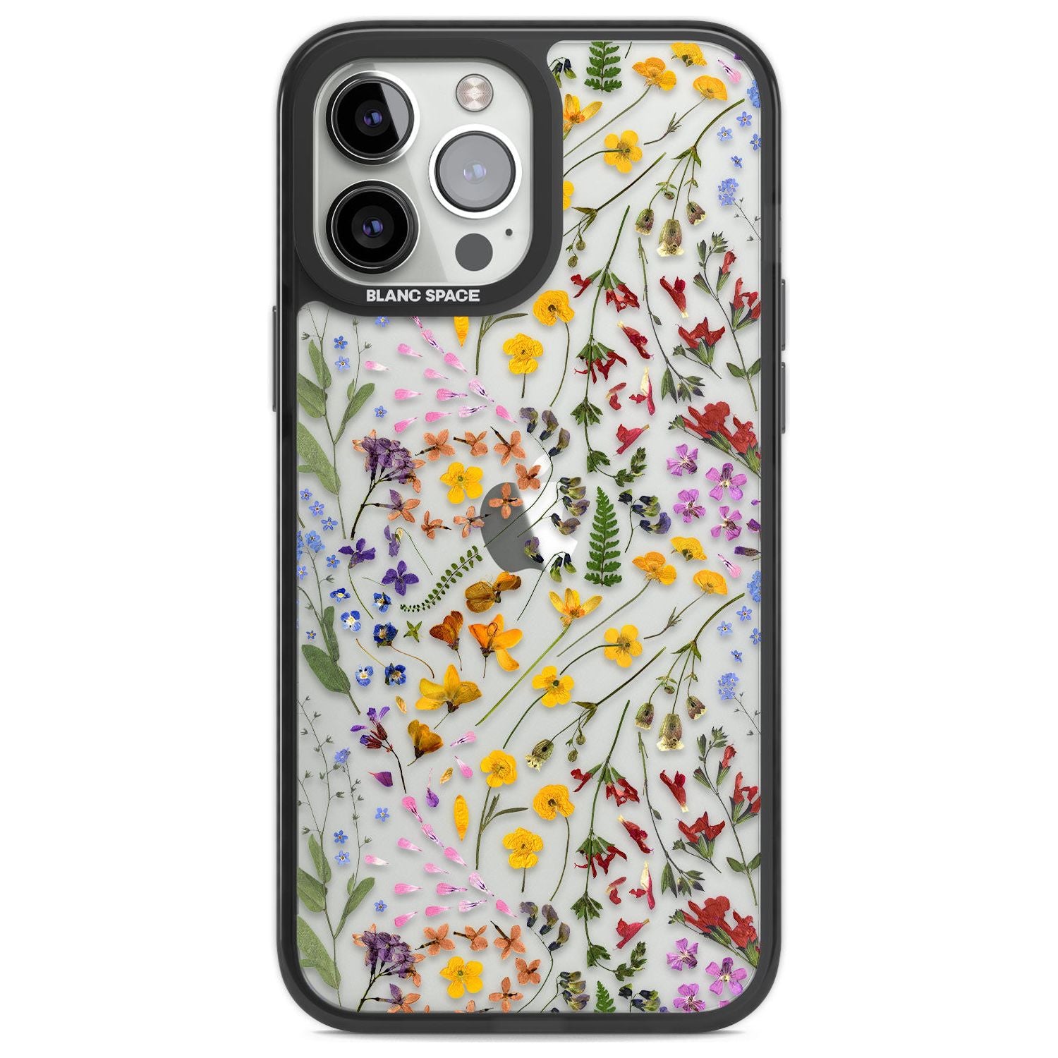 Colorful Louis Vuitton Logo iPhone 15 Pro Clear Case