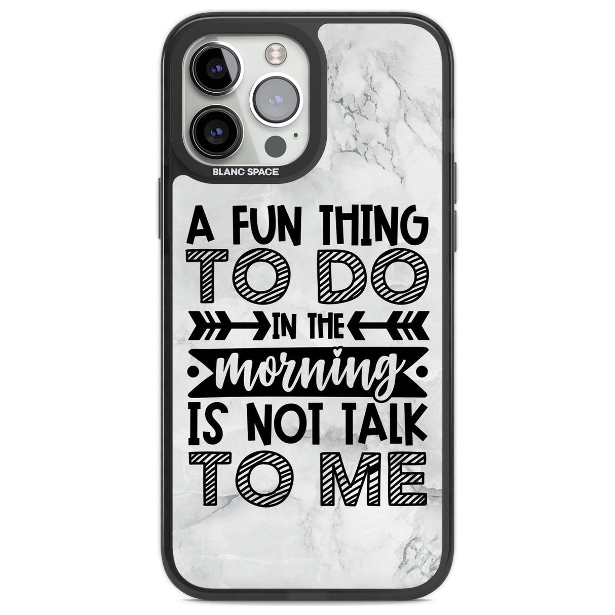 A Fun thing to do Phone Case iPhone 14 Pro Max / Black Impact Case,iPhone 13 Pro Max / Black Impact Case Blanc Space