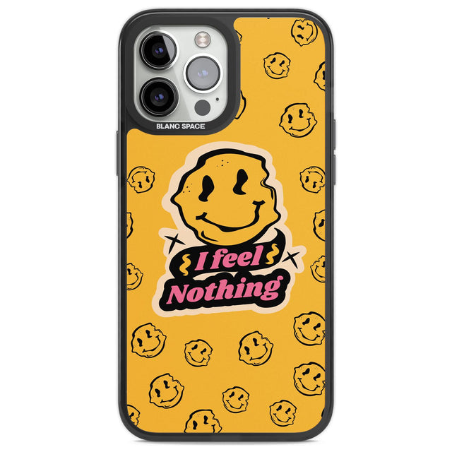 I feel nothing Phone Case iPhone 13 Pro Max / Black Impact Case,iPhone 14 Pro Max / Black Impact Case Blanc Space