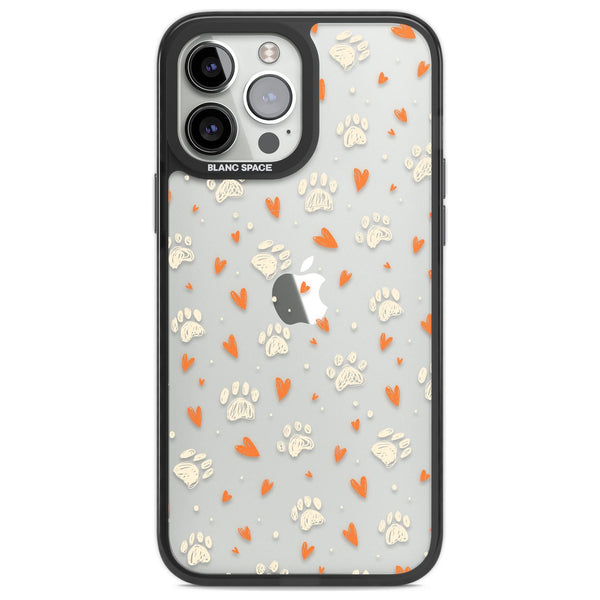 Paws And Hearts Pattern