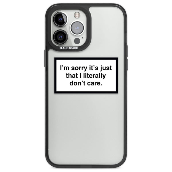 Literally Don't Care