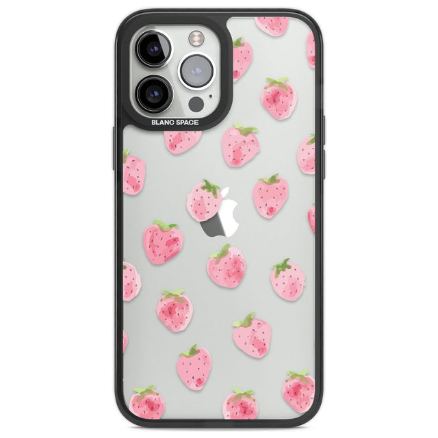 Classic Strawberry Phone Case iPhone 14 Pro Max / Black Impact Case,iPhone 13 Pro Max / Black Impact Case Blanc Space
