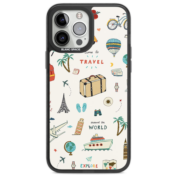 Cute Travel Pattern Cream