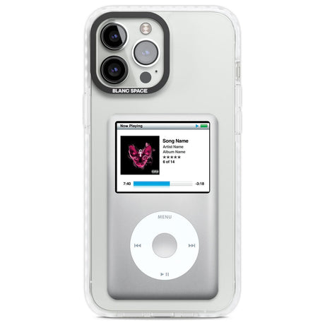 Personalised Classic iPod Custom Phone Case iPhone 13 Pro Max / Impact Case,iPhone 14 Pro Max / Impact Case Blanc Space