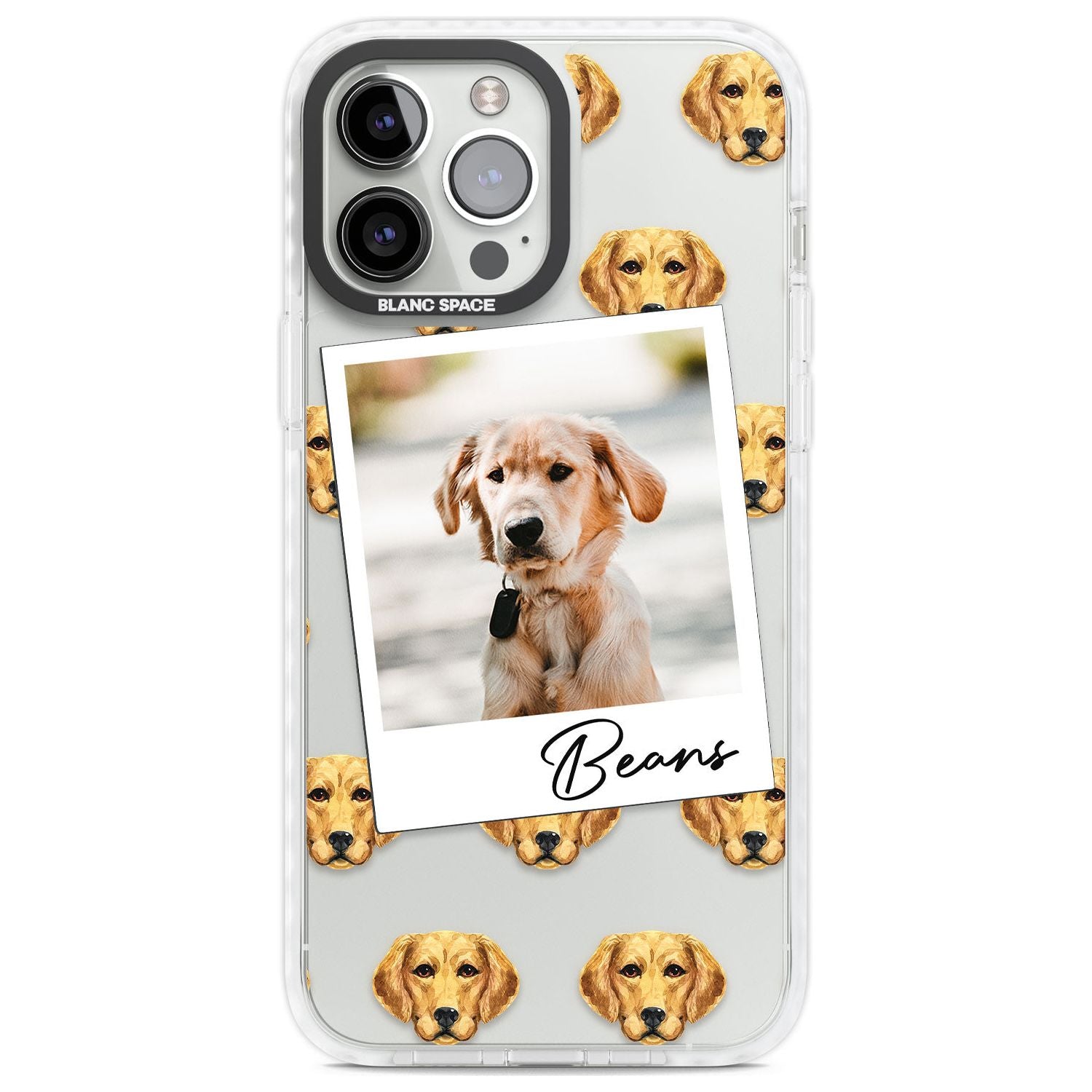Personalised Labrador - Dog Photo Custom Phone Case iPhone 13 Pro Max / Impact Case,iPhone 14 Pro Max / Impact Case Blanc Space