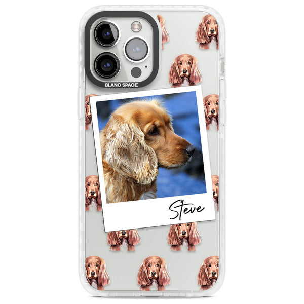 Personalised Cocker Spaniel Instant Camera Photo