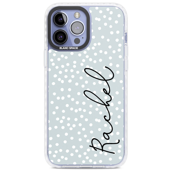 Personalised Vertical Cursive & Dots