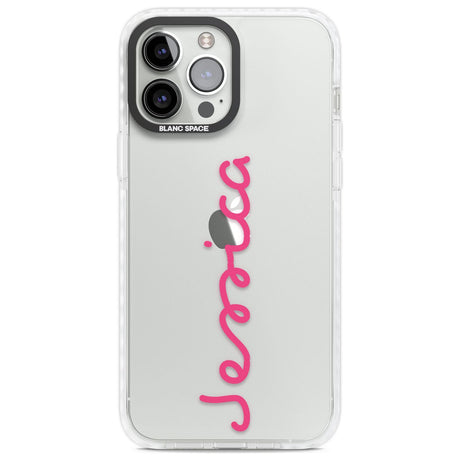 Personalised Summer Name Custom Phone Case iPhone 13 Pro Max / Impact Case,iPhone 14 Pro Max / Impact Case Blanc Space