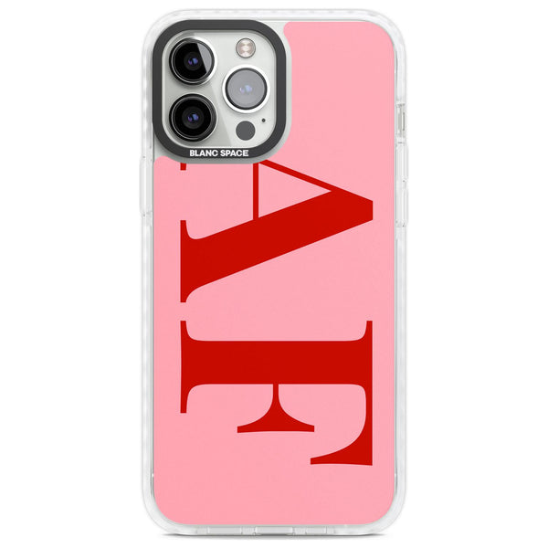 Personalised Red & Pink Letters