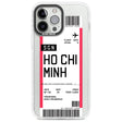 Personalised Ho Chi Minh City Boarding Pass Custom Phone Case iPhone 13 Pro Max / Impact Case,iPhone 14 Pro Max / Impact Case Blanc Space