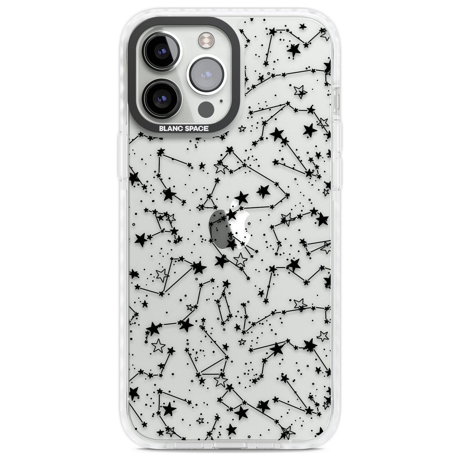 Constellations Phone Case iPhone 13 Pro Max / Impact Case,iPhone 14 Pro Max / Impact Case Blanc Space