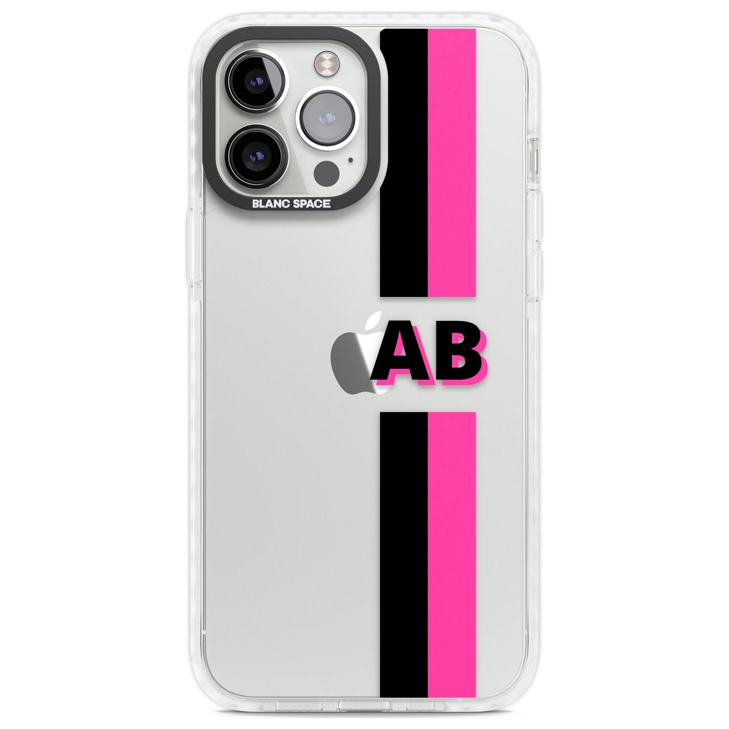 Personalised Clear Text  6D Custom Phone Case iPhone 13 Pro Max / Impact Case,iPhone 14 Pro Max / Impact Case Blanc Space