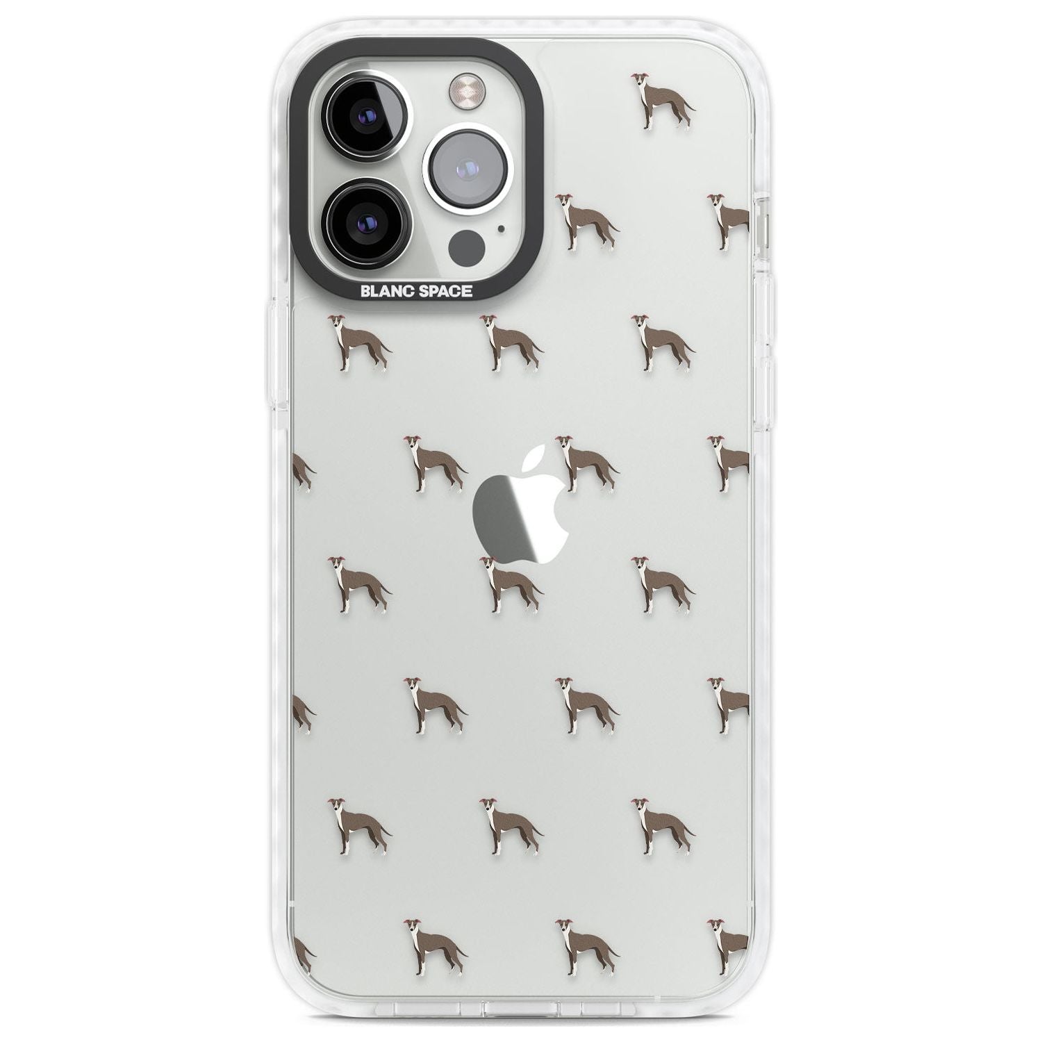 Whippet Dog Pattern Clear
