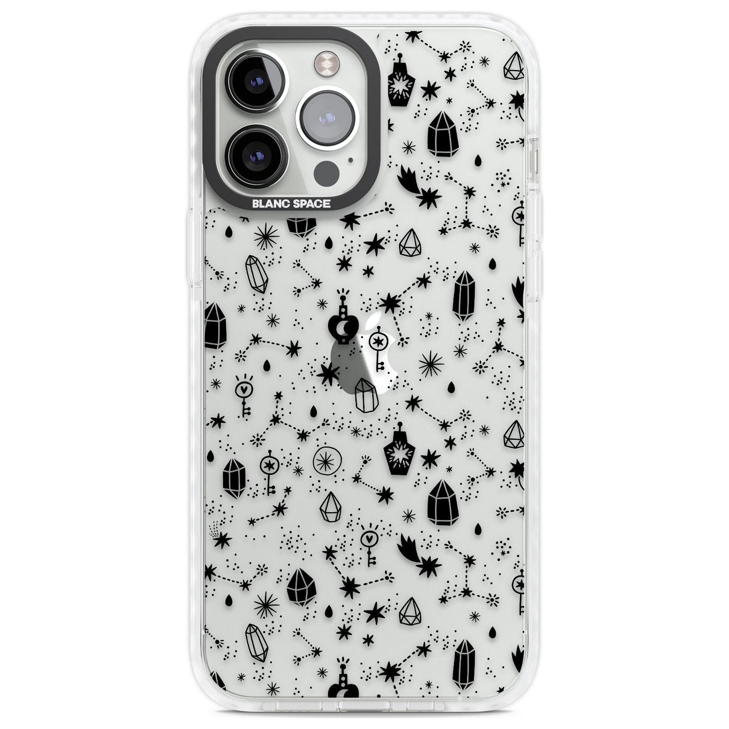 Black Magic Phone Case iPhone 13 Pro Max / Impact Case,iPhone 14 Pro Max / Impact Case Blanc Space