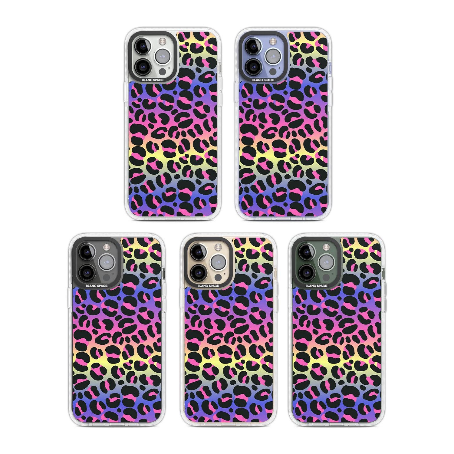 Rainbow Gradient Leopard