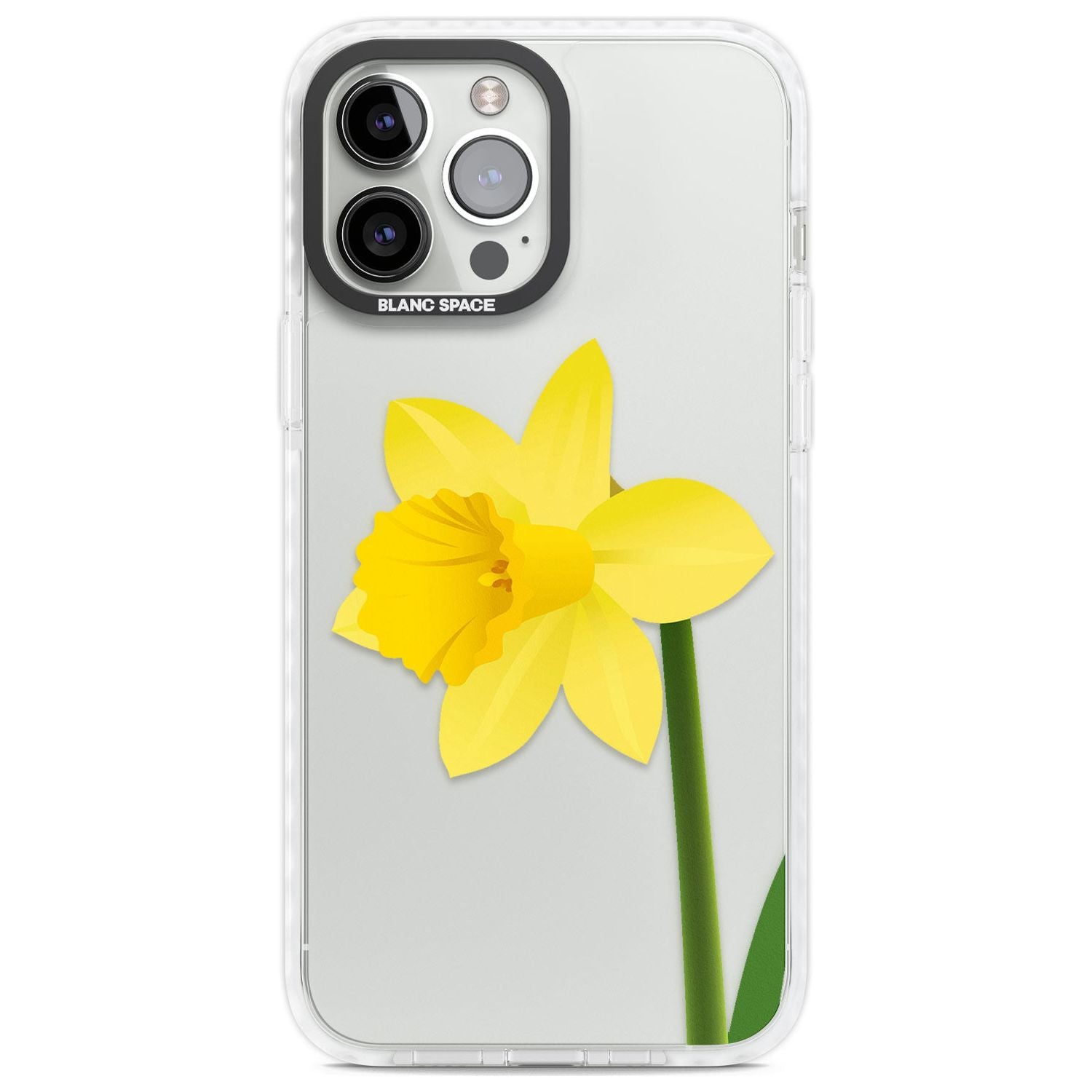 Daffodil Phone Case iPhone 13 Pro Max / Impact Case,iPhone 14 Pro Max / Impact Case Blanc Space