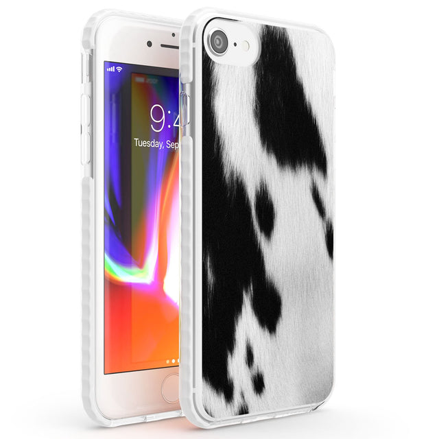 Designer Fashion Cowhide Phone Case iPhone 7/8 / Impact Case,iPhone SE / Impact Case Blanc Space