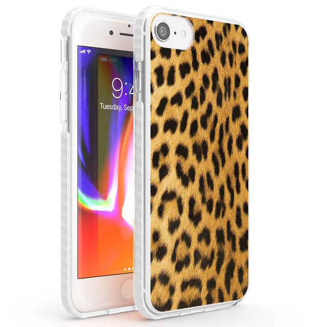 Designer Fashion Gold Leopard Print Phone Case iPhone 7/8 / Impact Case,iPhone SE / Impact Case Blanc Space