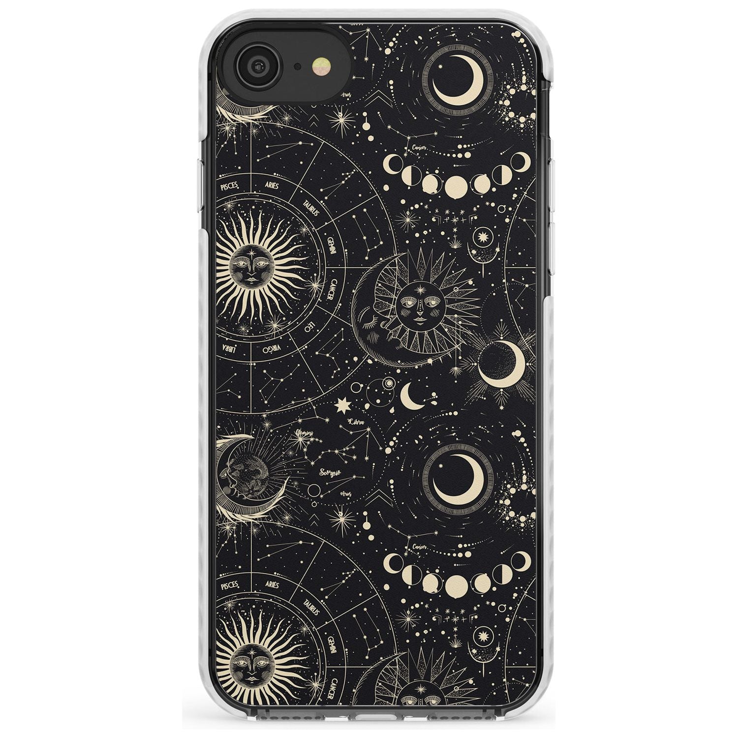 Suns, Moons & Star Signs Slim TPU Phone Case for iPhone SE 8 7 Plus