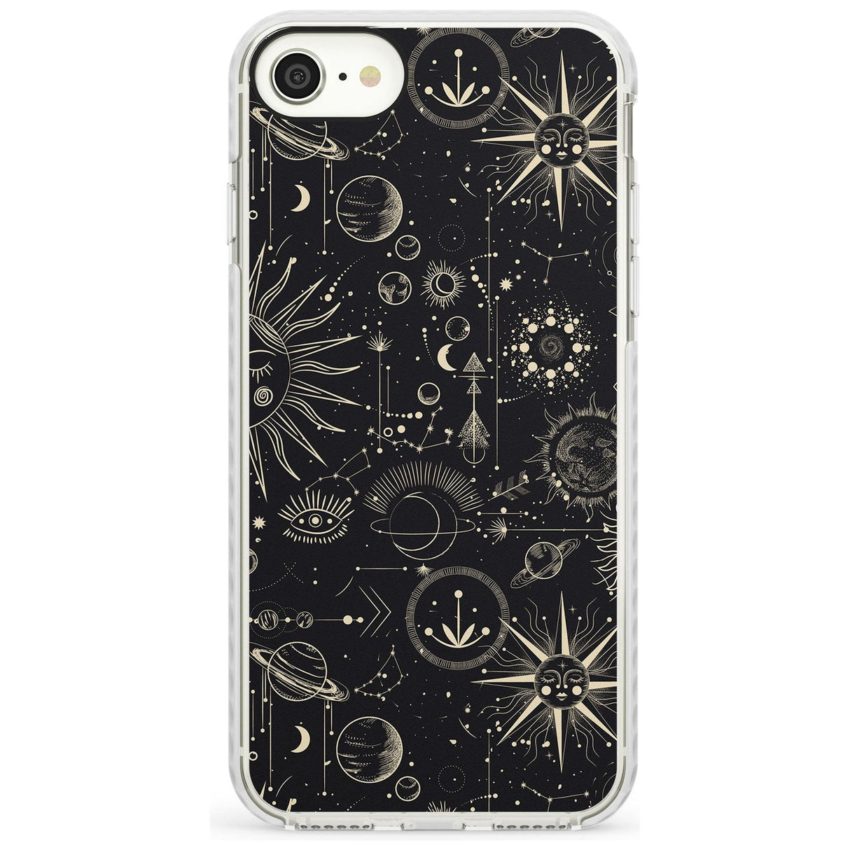 Suns & Planets Slim TPU Phone Case for iPhone SE 8 7 Plus
