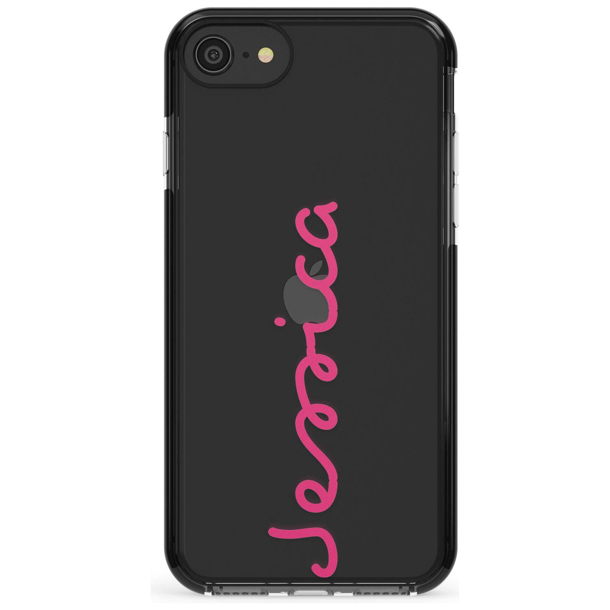 Personalised Summer Name Black Impact Phone Case for iPhone SE 8 7 Plus