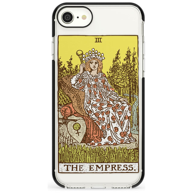 The Empress Tarot Card - Colour Pink Fade Impact Phone Case for iPhone SE 8 7 Plus